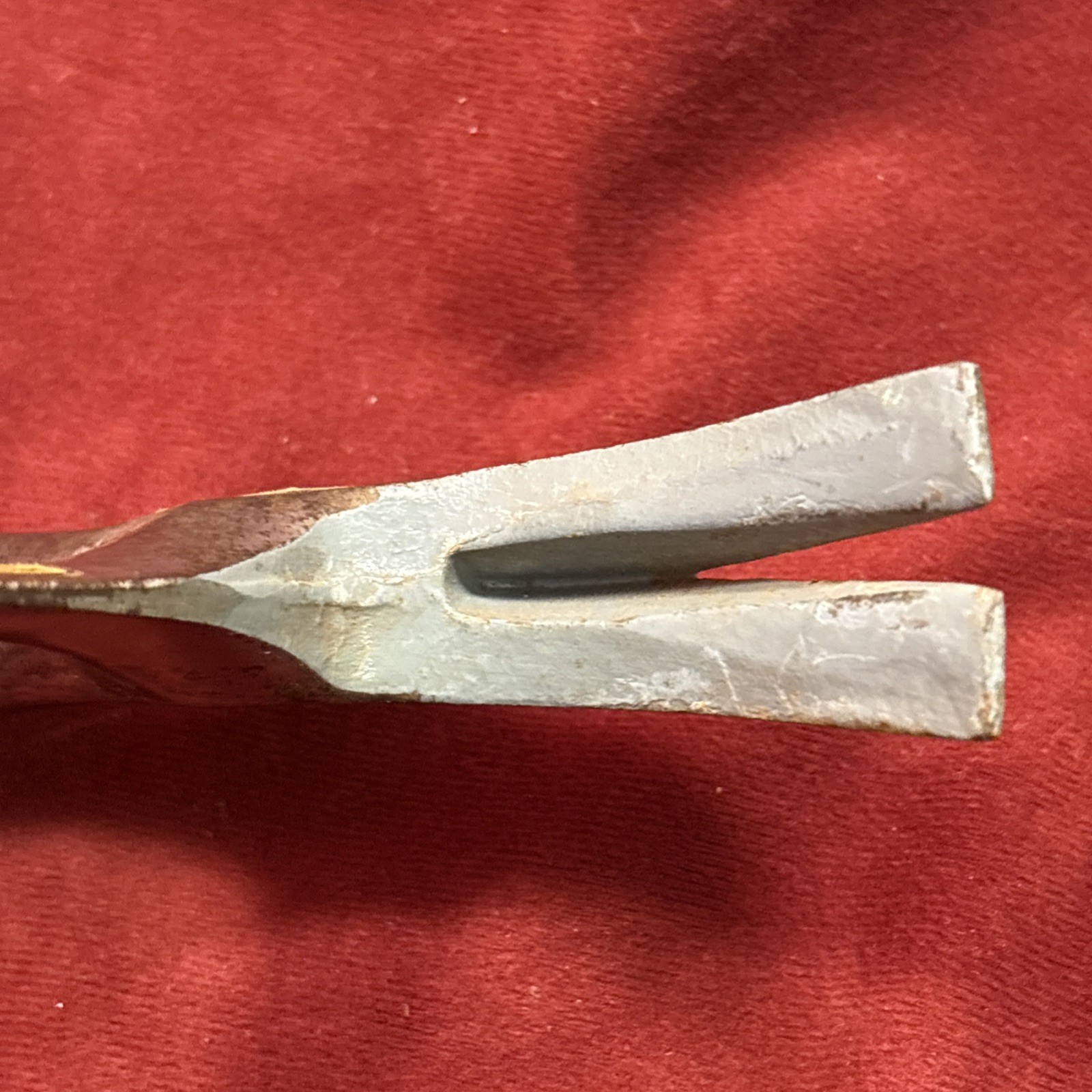 Vintage ESTWING Hammer With Stacked Leather Handle