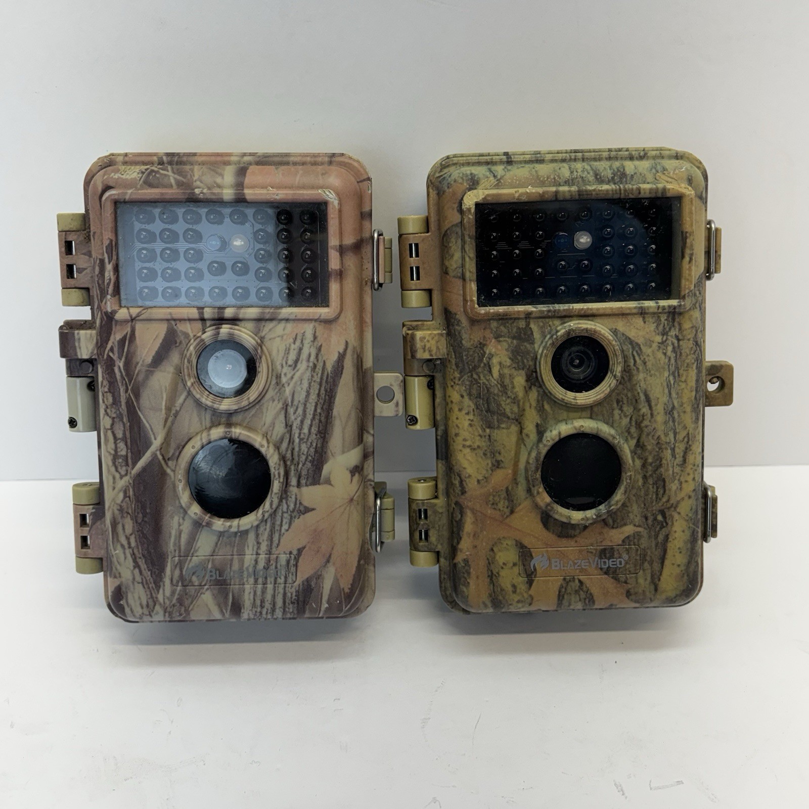 Two Blaze Video A252 Wildlife Trail Cameras 1080P HD 16MP Used Working