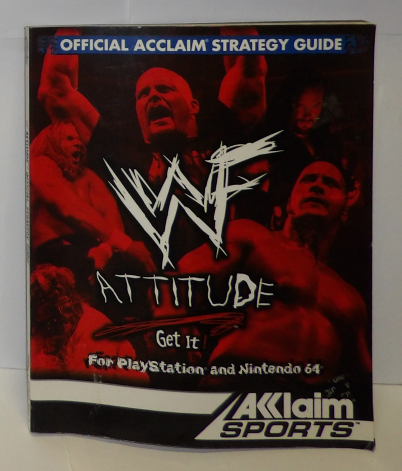 WWF Attitude Official Strategy Guide Acclaim (Sony Playstation or Nintendo 64)