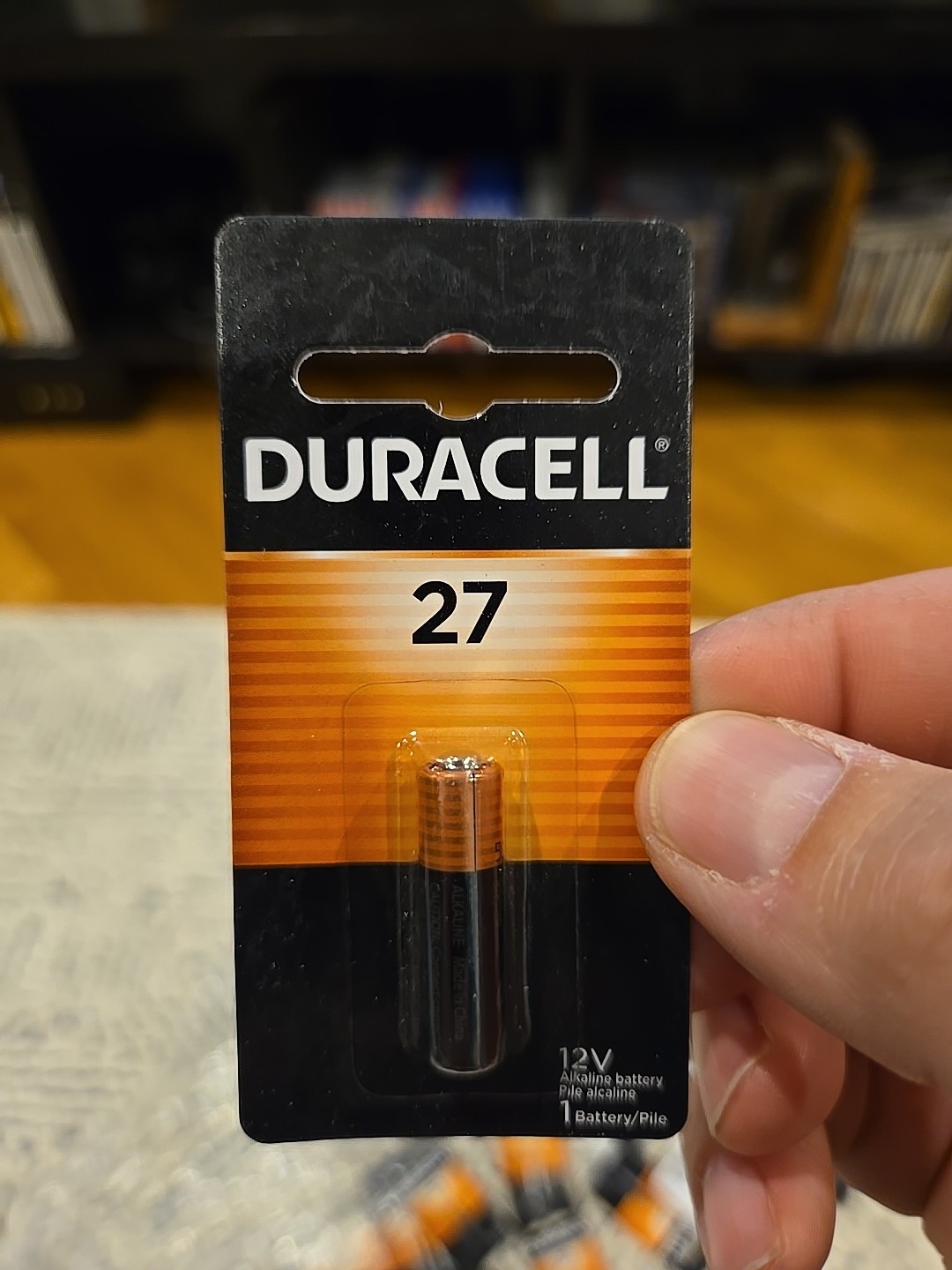 Duracell 27 12V Battery 1 Pk.  Brand New. December 2030 Expiration