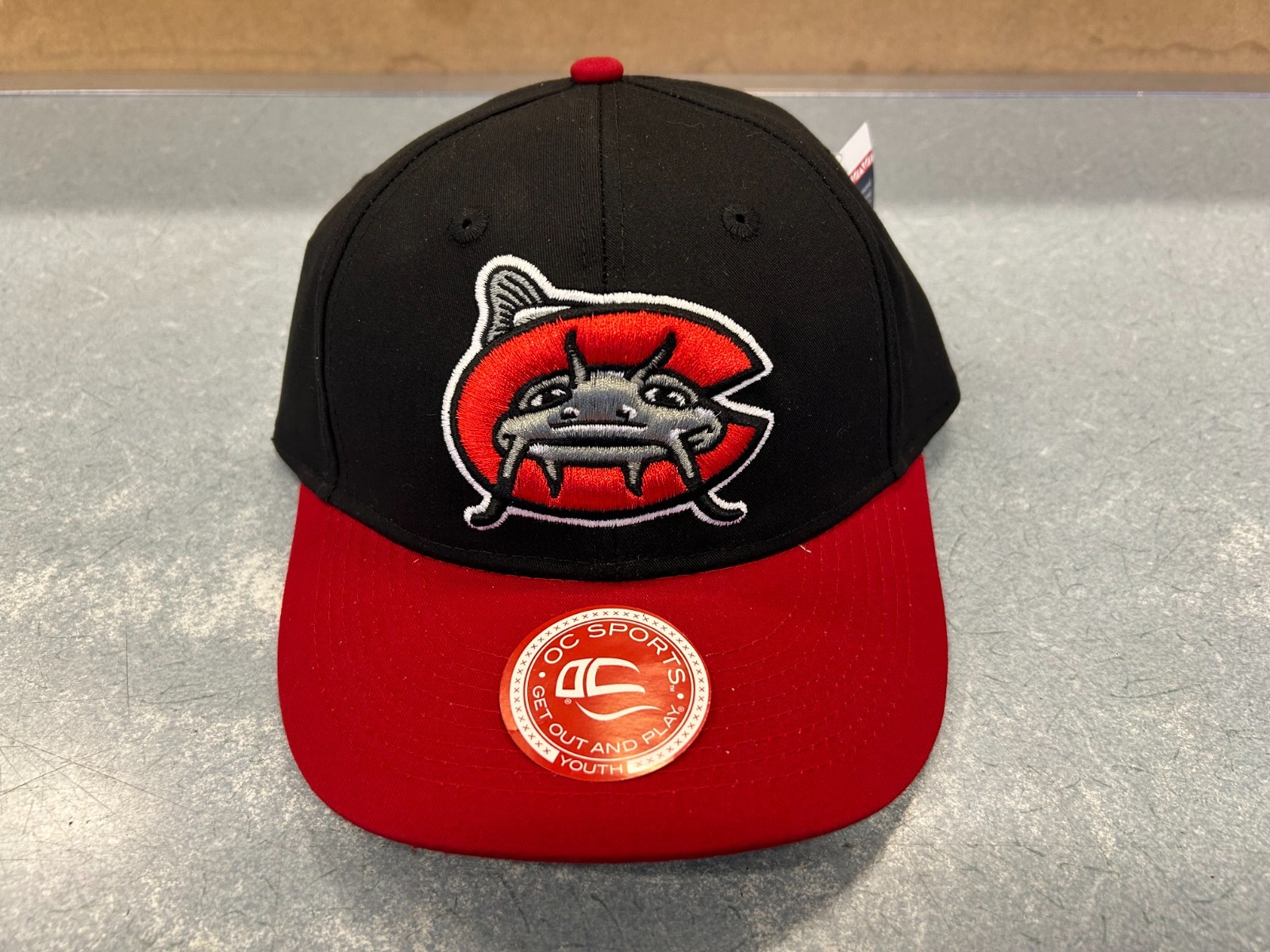 Outdoor Cap MIN-253 MiLB Minor League Baseball Hat - Carolina Mudcats - YOUTH