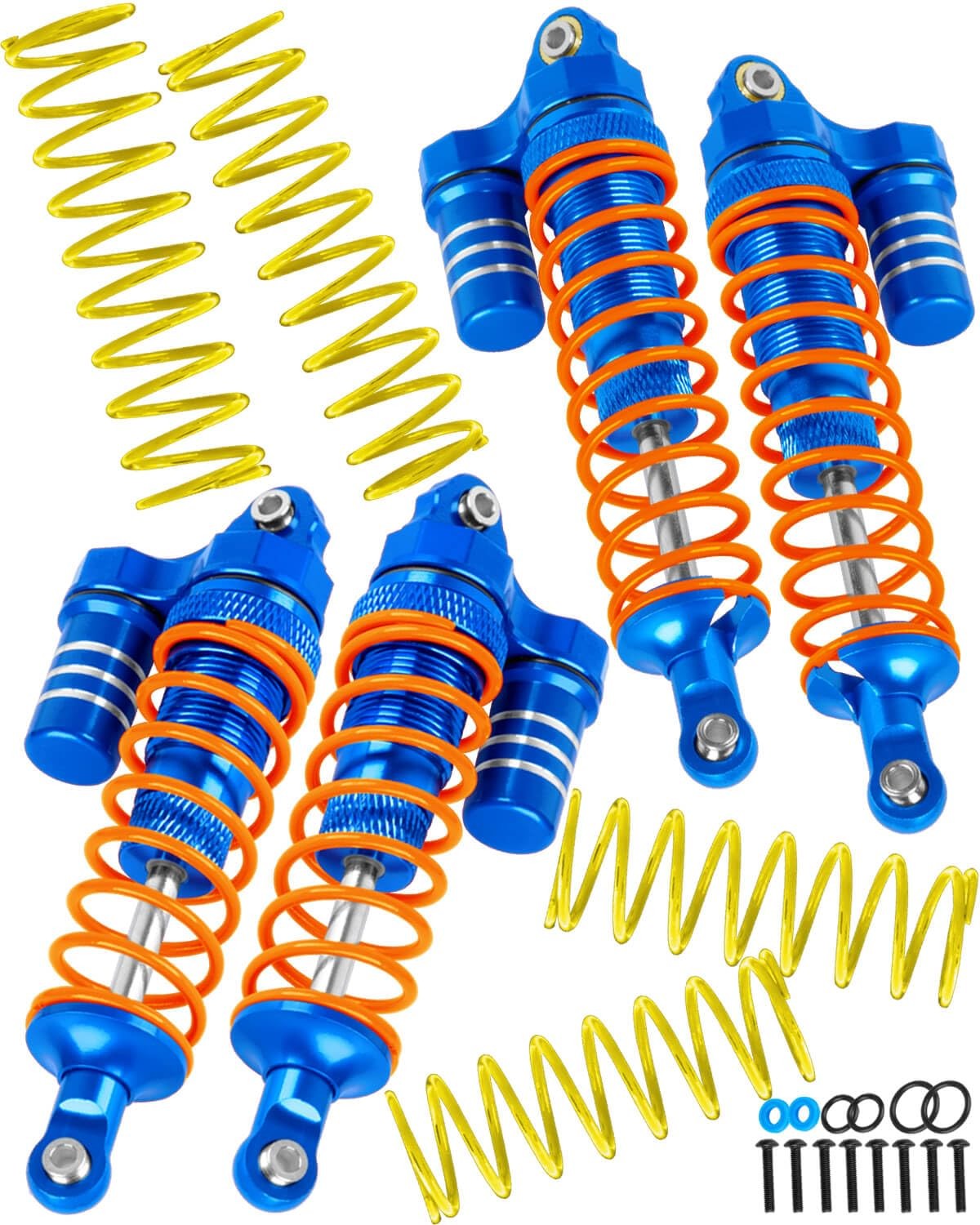 BRCatWPark Big Bore RC Shock Absorber Upgrades - Navy Blue - (Big Shock)