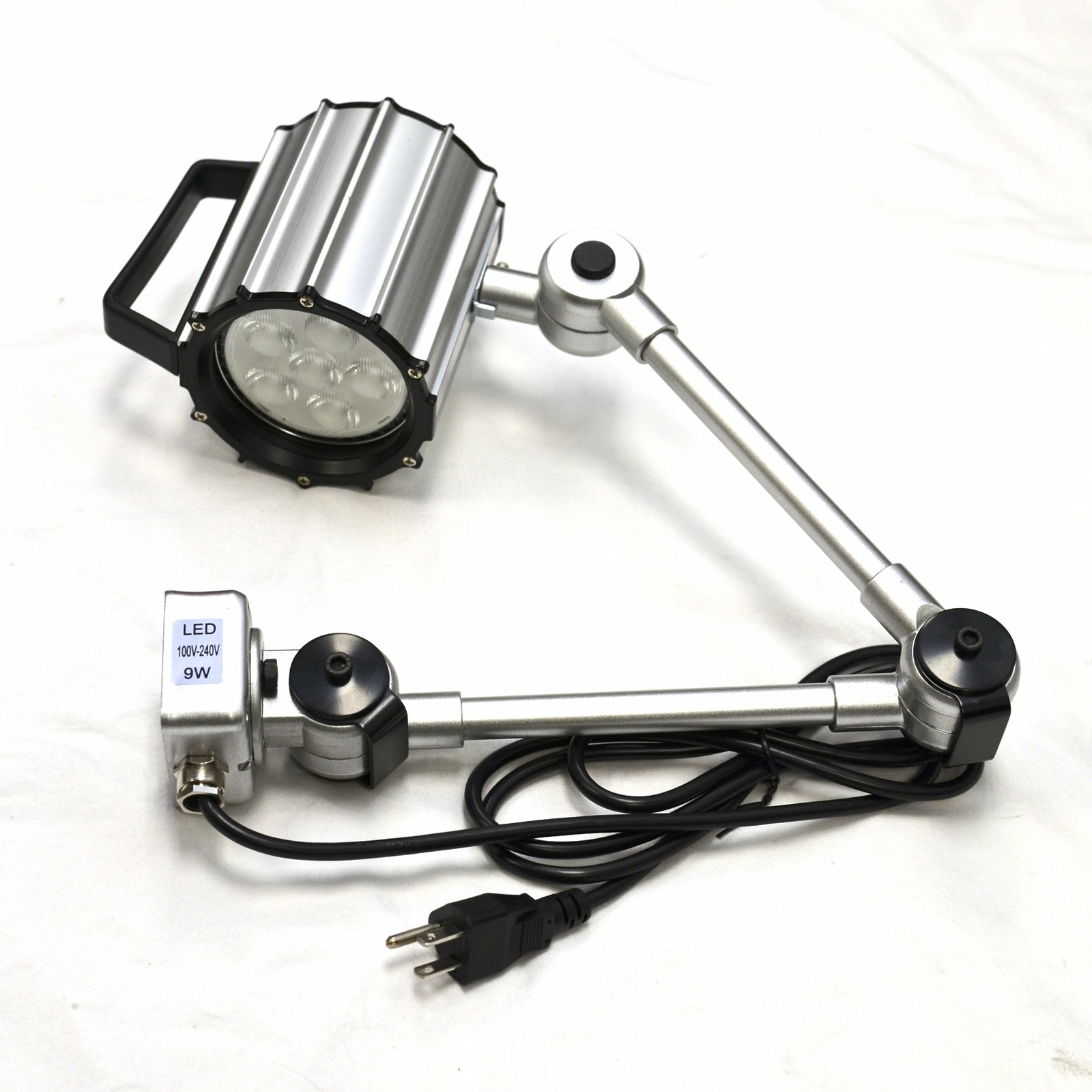 LED-M96 IP65 Waterproof 9W Work Light w/ 17" Arm 110-220V Machine worklight