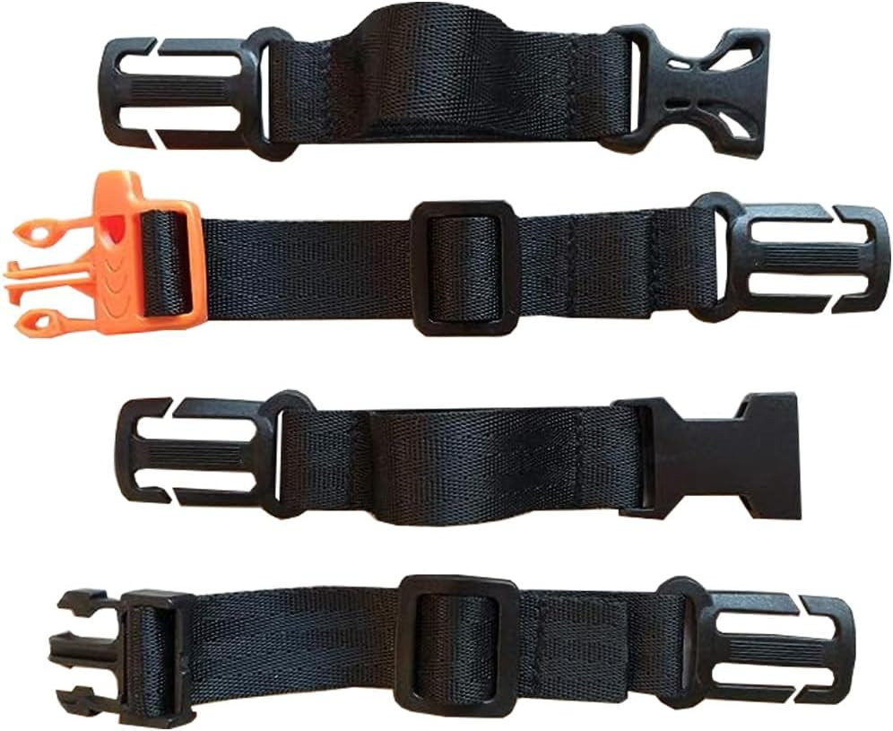 2 Pack Backpack Chest Strap- Nylon -Suitable for Webbing on The Backpack up to1i