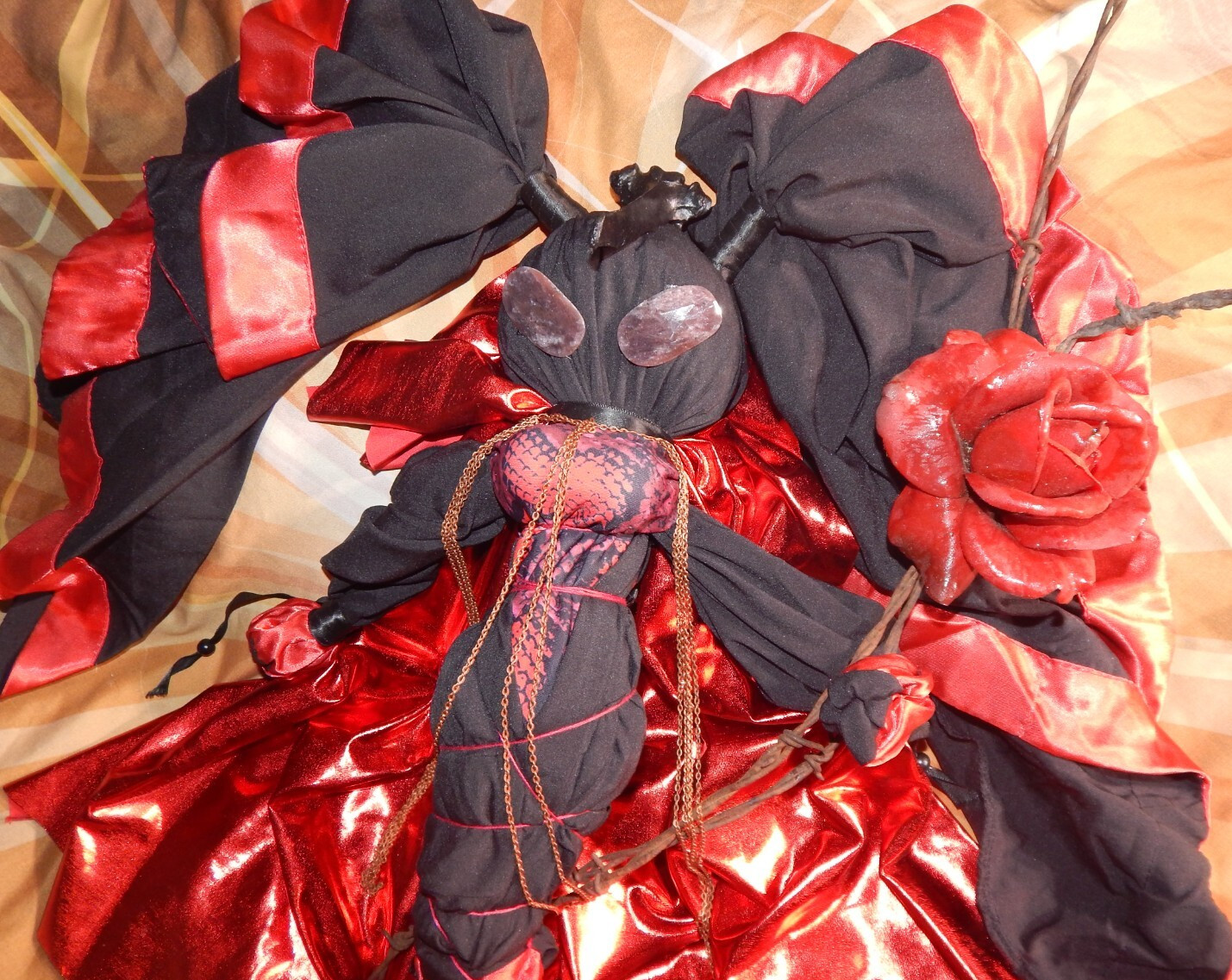 Queen B Voodoo Doll - Voodoo Fetch - Poppet - Folk Art Doll - JuJu Doll - Occult