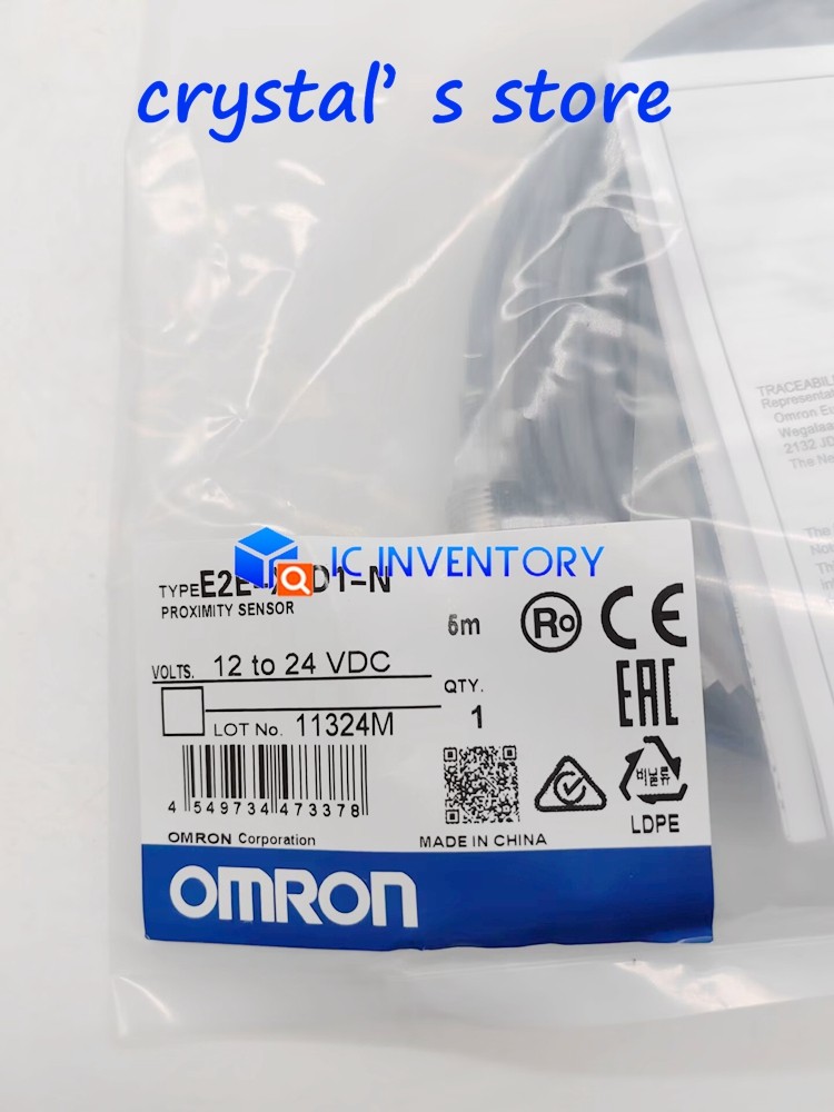 1PCS E2E-X3D1-N 5m Omron NEW In Box Proximity Switch Sensor E2EX3D1N 5m