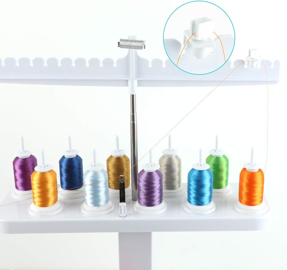 20 Spool Thread Stand for Embroidery Machine Sewing Quilting Serger