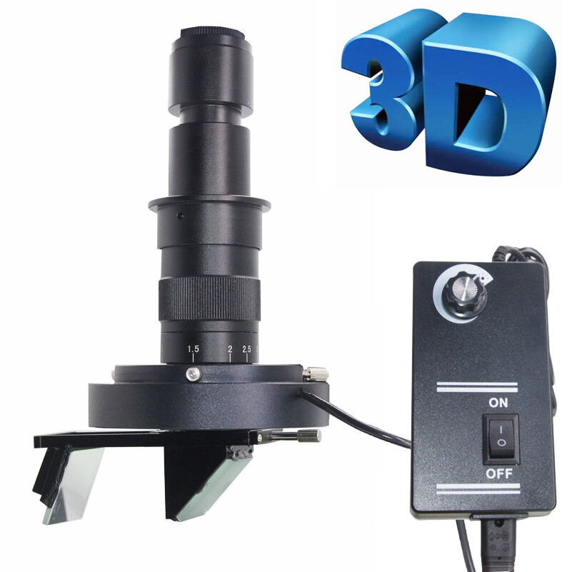 WD 2D-3D Stereo Scopic 10X-180X C-MOUNT 10A Lens for Industry Microscope Camera