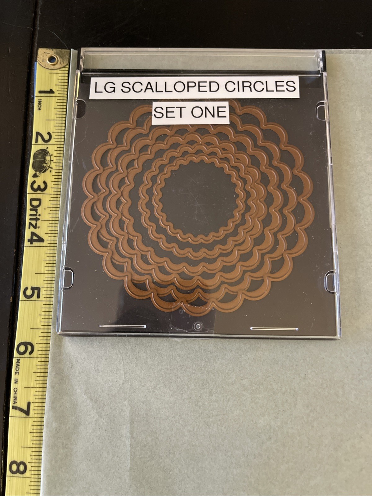 Spellbinders Nest Abilities Large Scalloped Circle Set One Set Of 6 Nesting Di