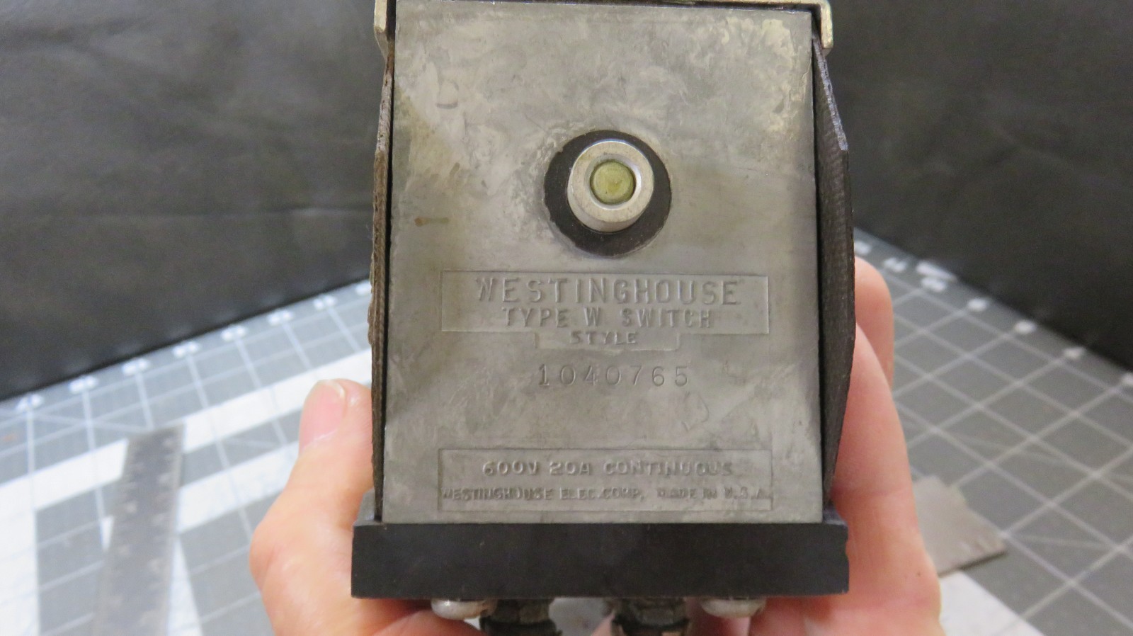 Westinghouse Type W 600V 20A Temperature Indicator Rotary Switch 1040765