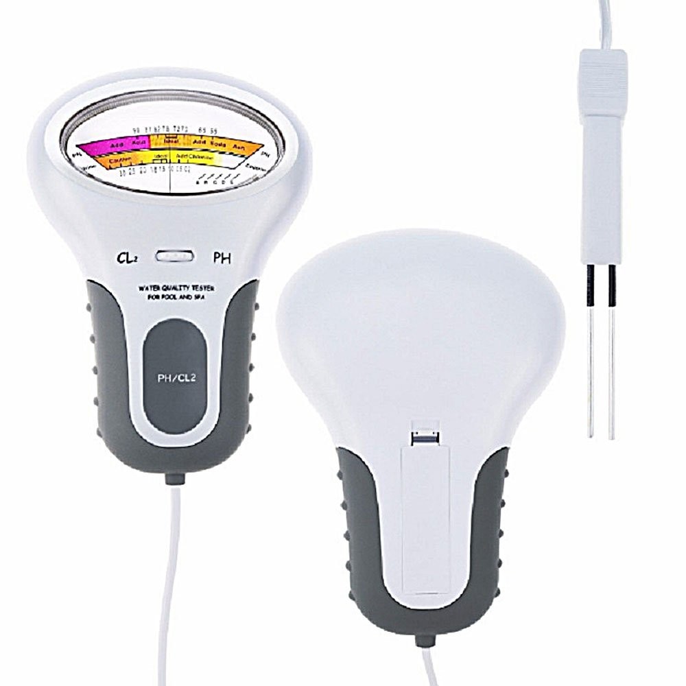 Swimming Pool Kit Meter Chlorine Digital PH Water Quality Tester Level MonitorCW