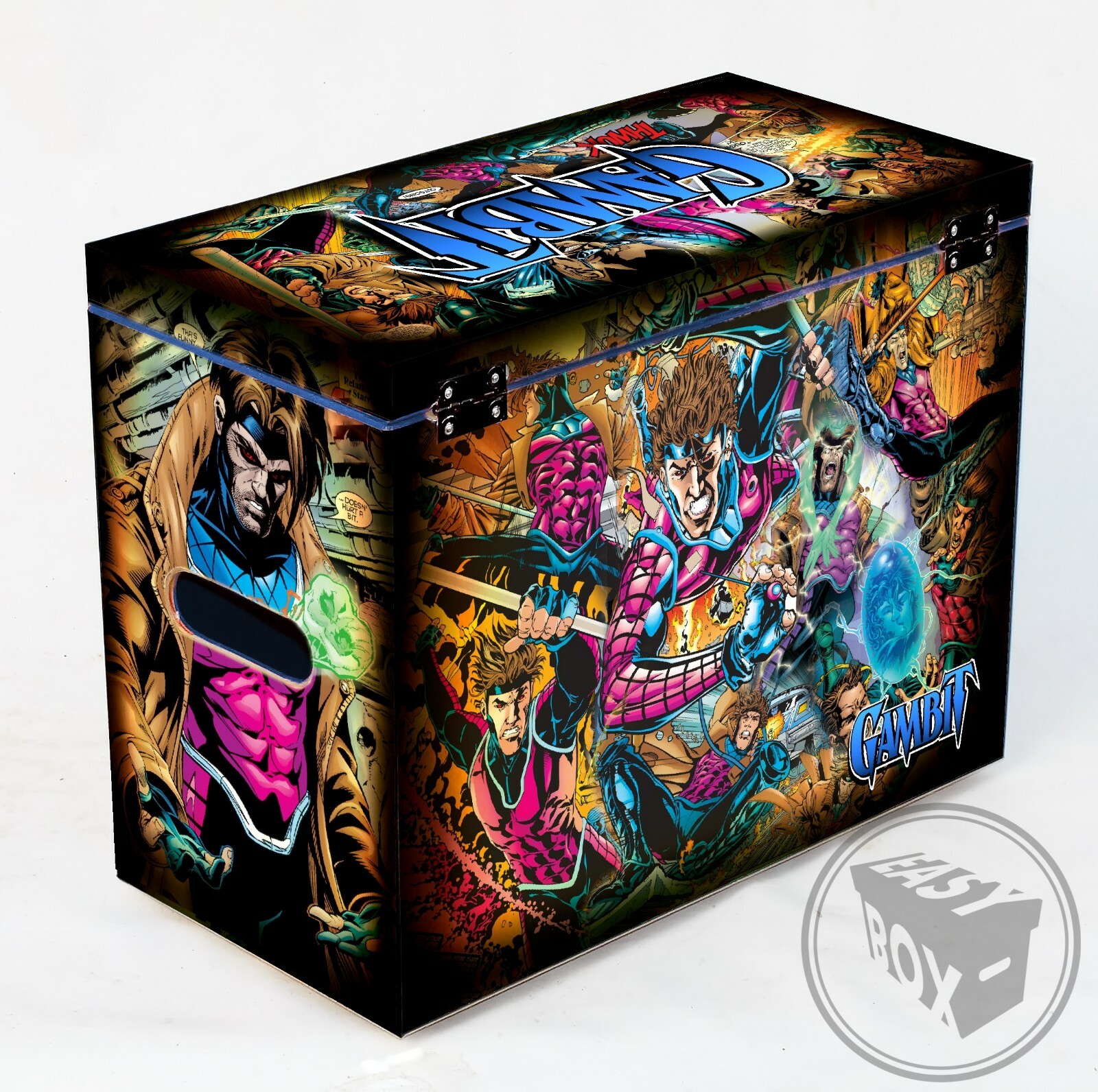 Gambit 90's - Large Comic Book Hard Box Chest MDF