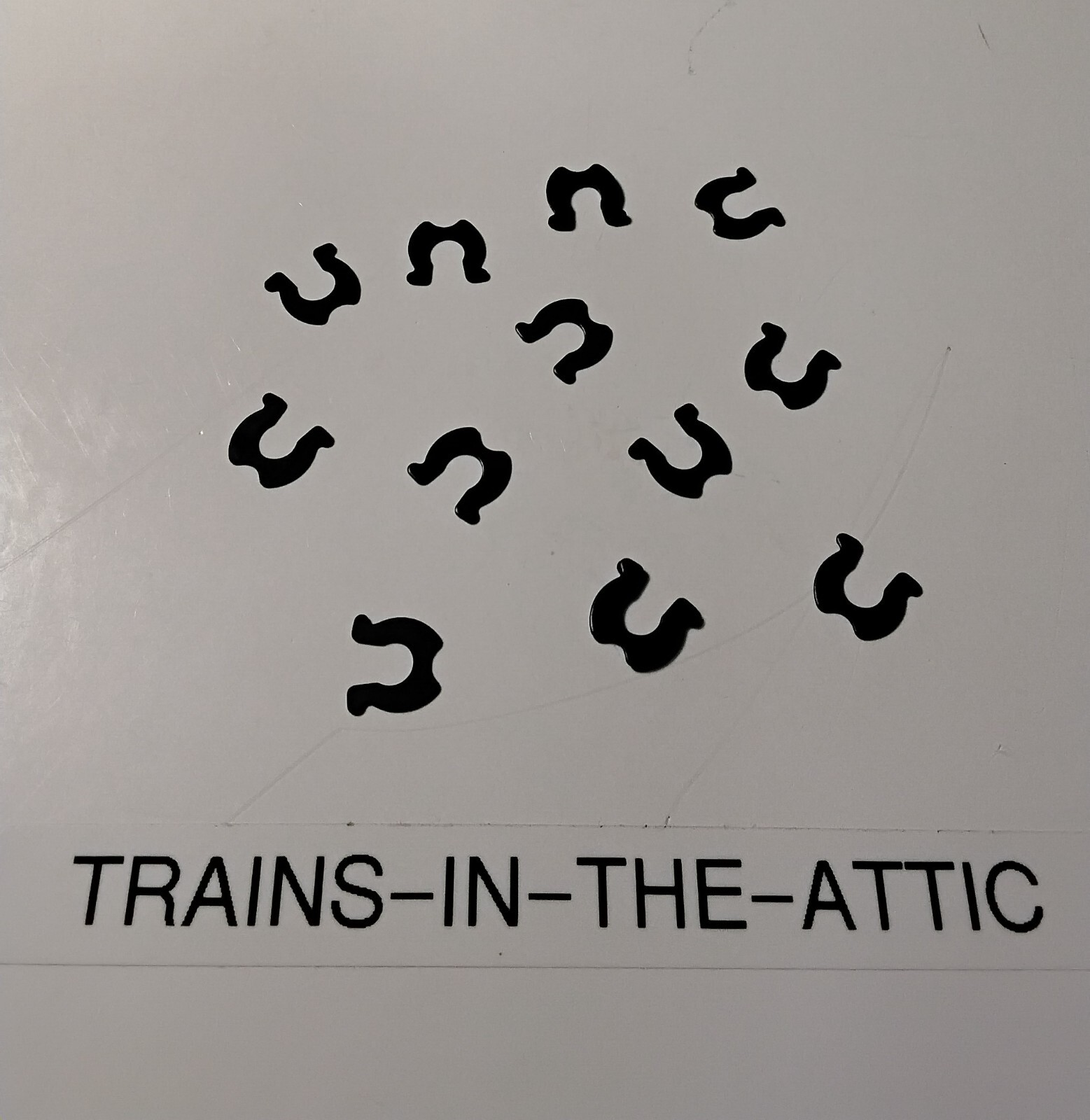 LIONEL  BLACK RETAINING CLIPS FOR LIONEL TRUCKS PART 480-18 TS-70 . PACK OF (12)
