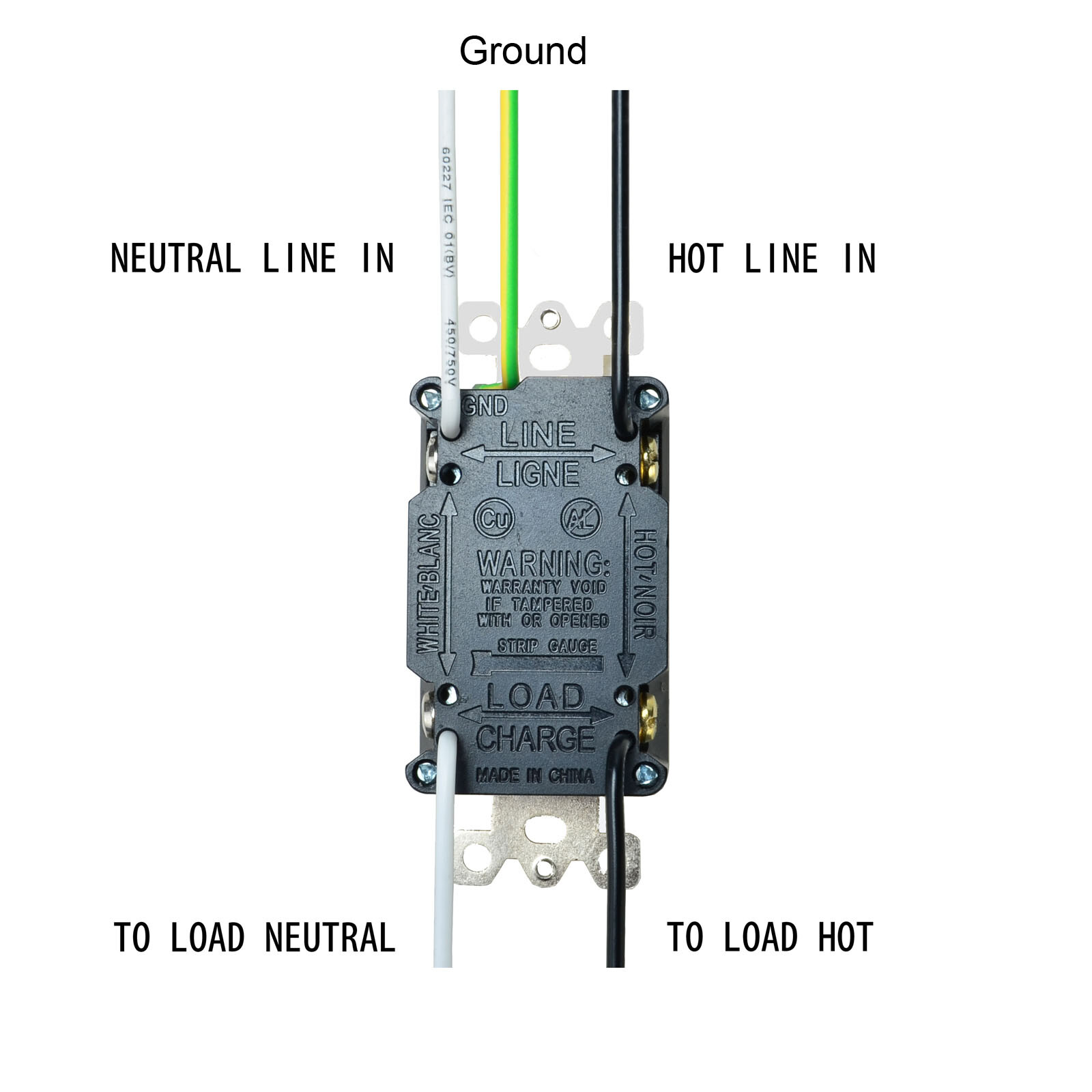 2x GREENCYCLE GFCI 20A White Outlet Tamper Resistant (TR)&Weather Resistant (WR)