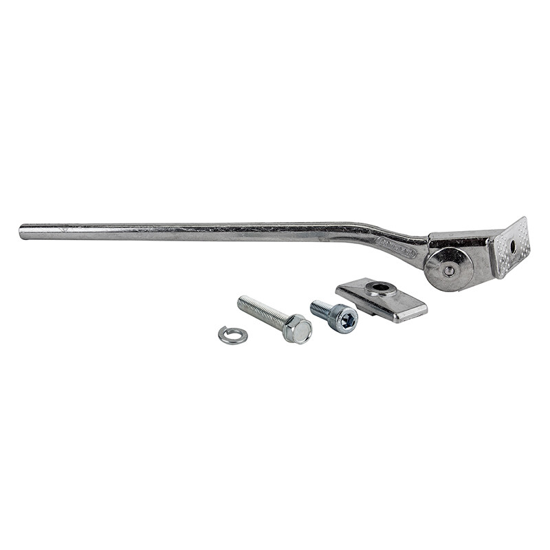 Kickstand Greenfield 285mm Alloy Silver KS5 wHex&Allen Bolt&Top Plate
