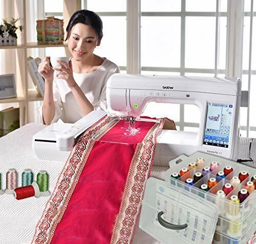 Machine Embroidery Thread Polyester 63 Colors With Plastic Storage Box For Embro