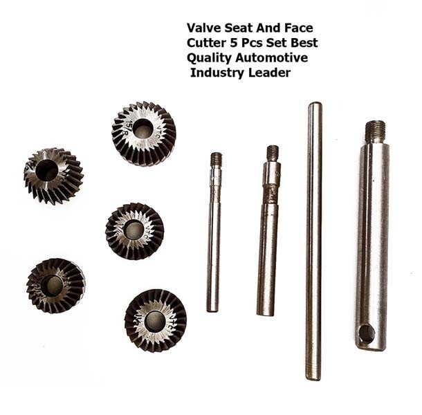 Valve Seat Cutter Set 5 Cutter Carbon Steel Set For Vintage Cars And BIKES