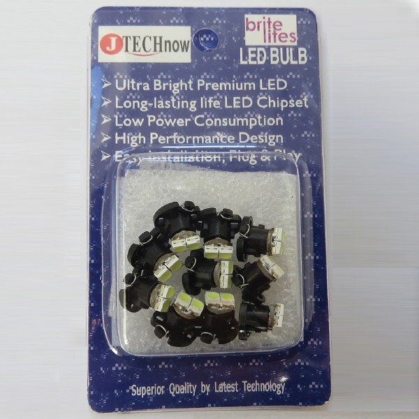 Jtech 10x T4/T4.2 Neo Wedge Dash A/C Climate Control HVAC Switch LED Light Bulb