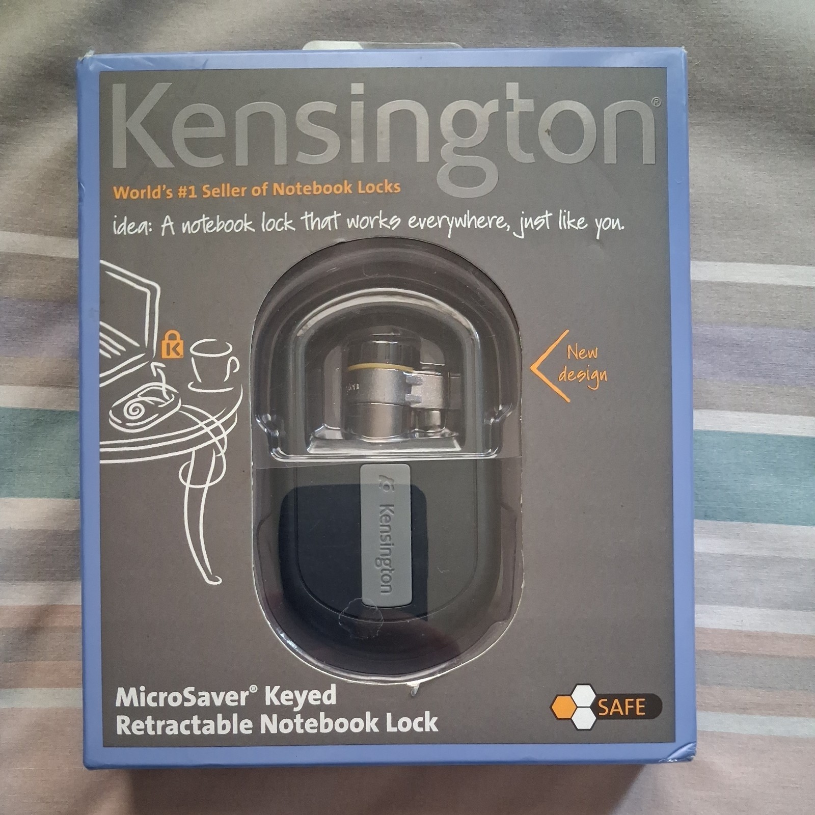 Kensington MicroSaver Keyed Retractable Notebook Lock  085896645382 K64538US