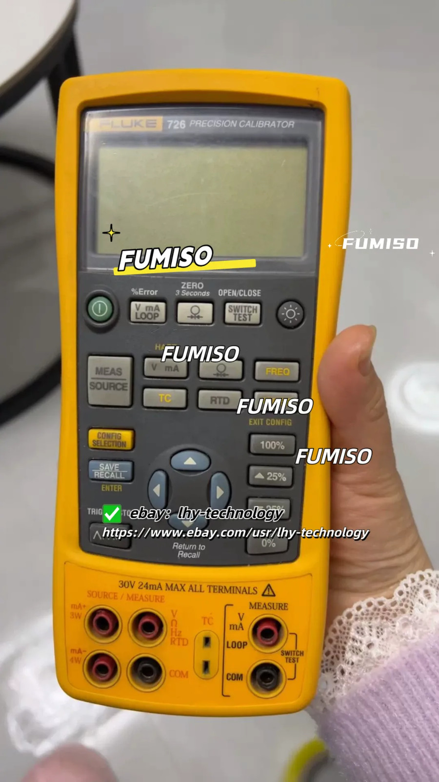 Fluke 726 Multifunction Process Calibrator Calibrated /tested good&lh