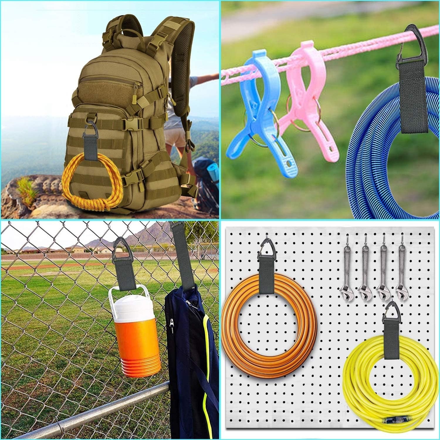 Heavy-Duty Extension Cord Strap – 16 Inches for Maximum Storage Efficiency