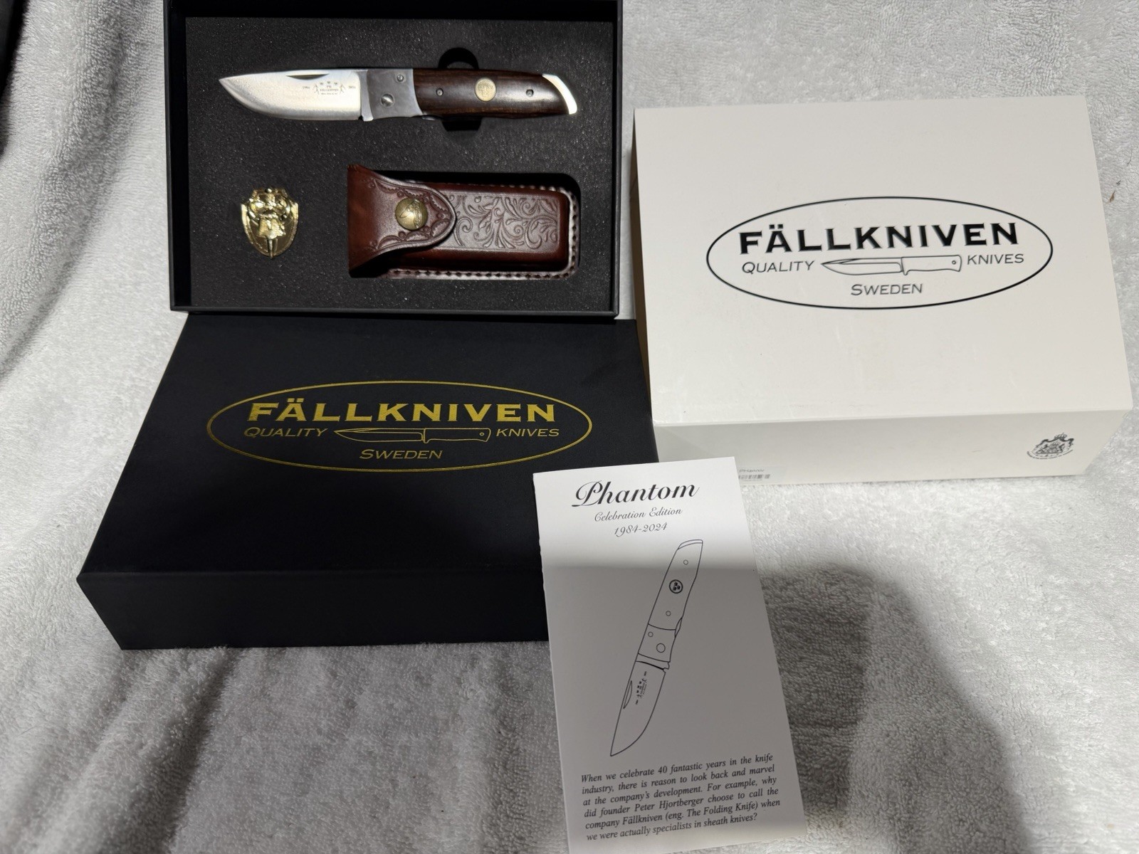 Fallkniven Phantom 40th Anniversary Celebration Edition Pocket Knife PHanniv