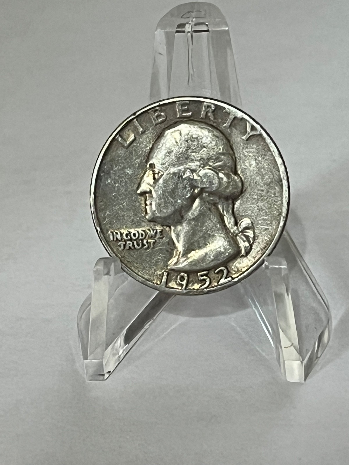 1952  Washington Silver Quarter 25c  Circulated # TD109