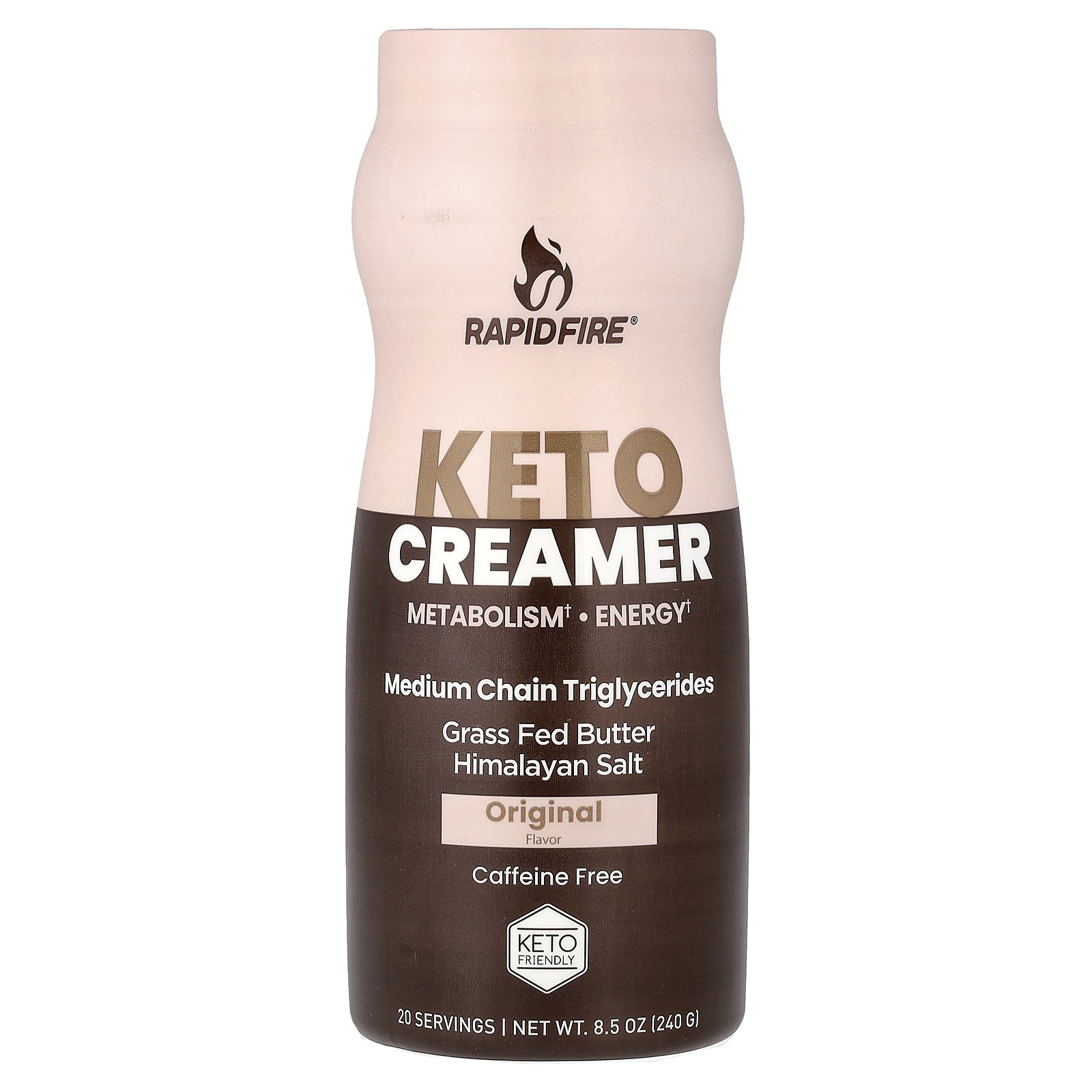 Keto Creamer, Original, Caffeine Free , 8.5 oz (240 g)