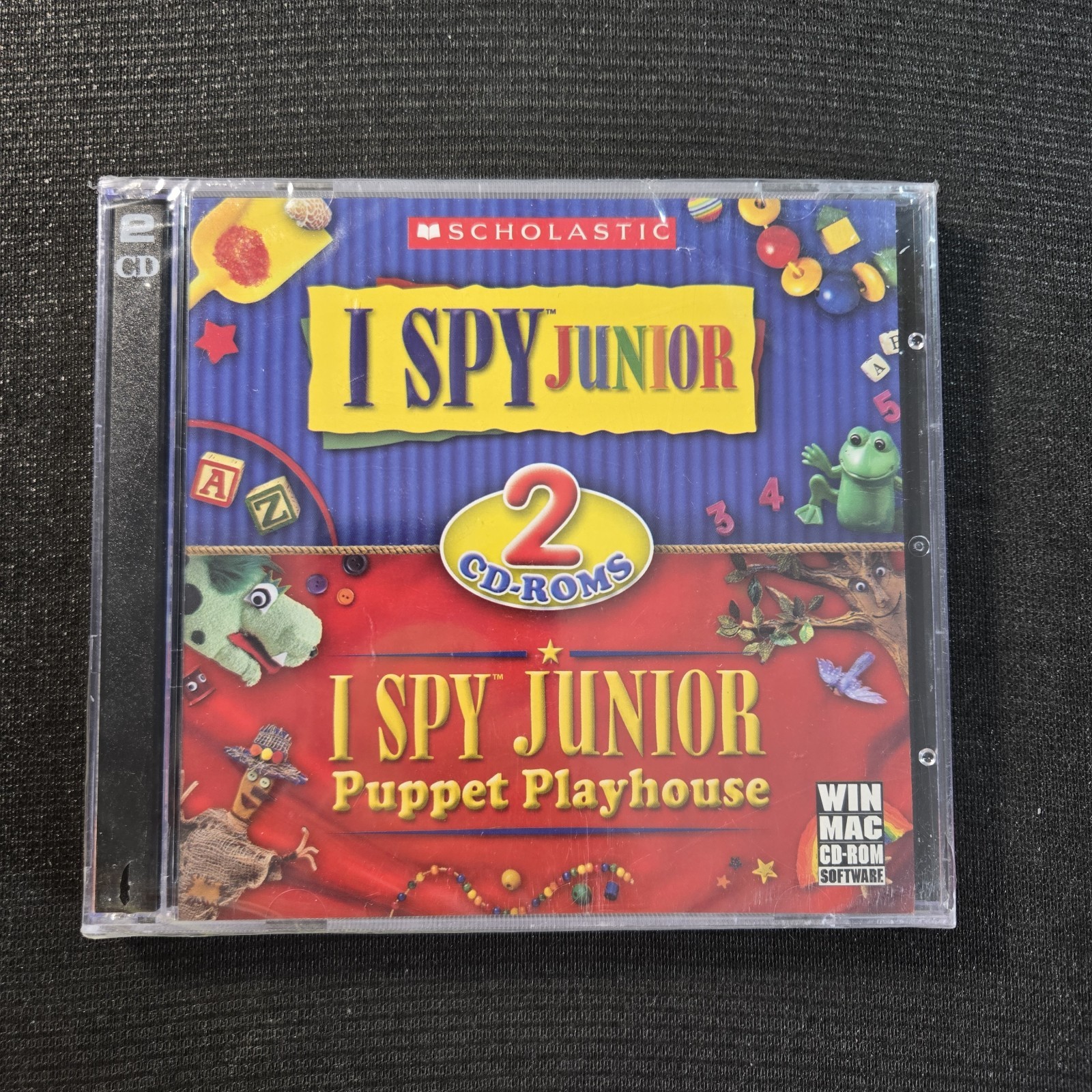 Scholastic I Spy Junior/I Spy Junior Puppet Playhouse 2 CD-ROM PC Games New