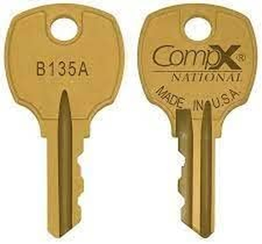 Keys for GE Electrical Panels 569B737P5 Lock B135A 2 Keys
