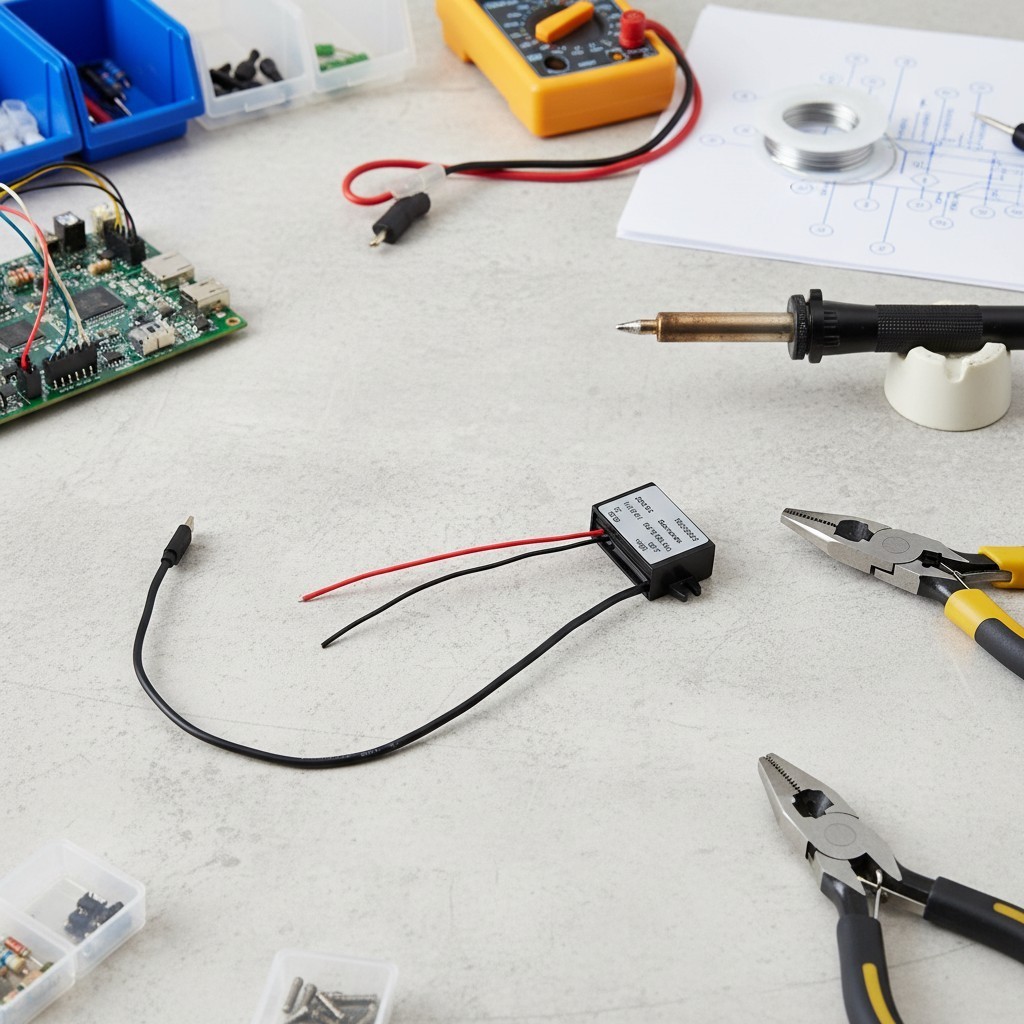 Compact DC Converter with High Conversion Rate up to Ninety Six Percent