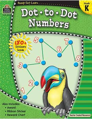 Ready-Set-Learn: Dot-to-Dot Numbers Grd K - Paperback - GOOD
