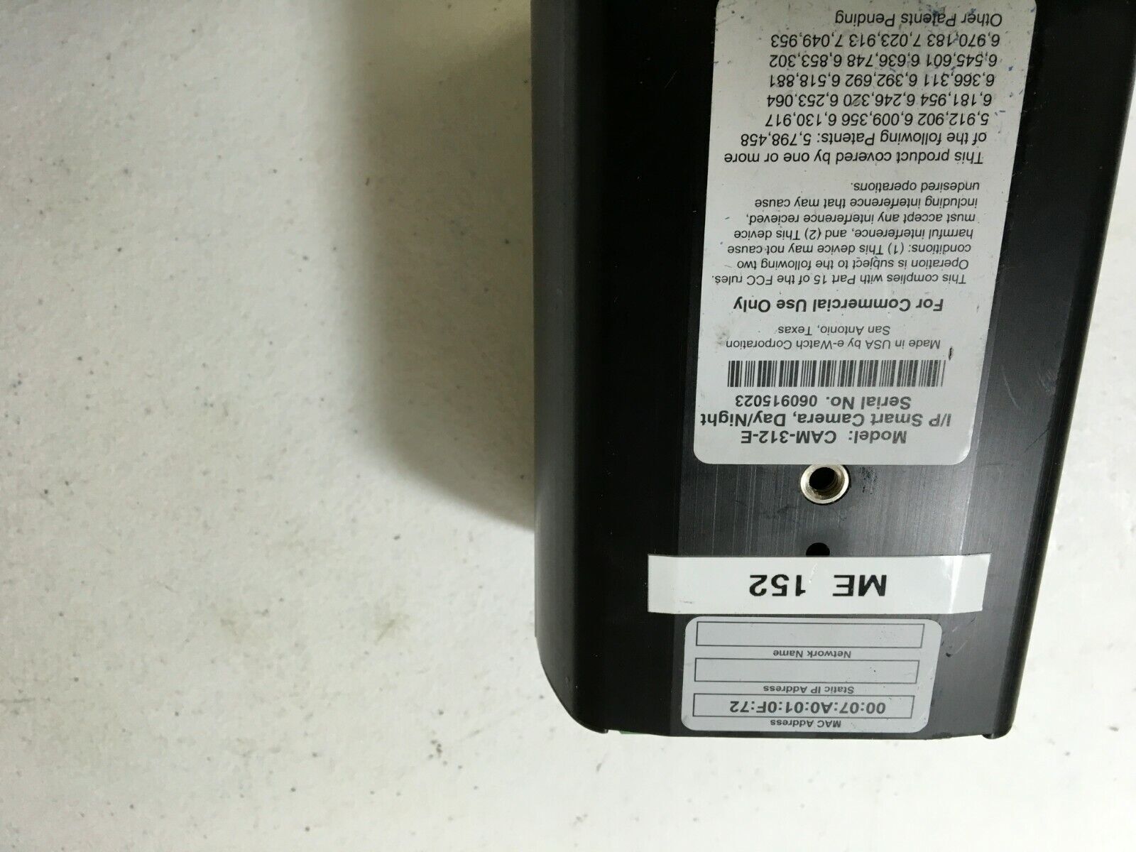 E-Watch I/P Smart Camera CAM-201-LP 86 72