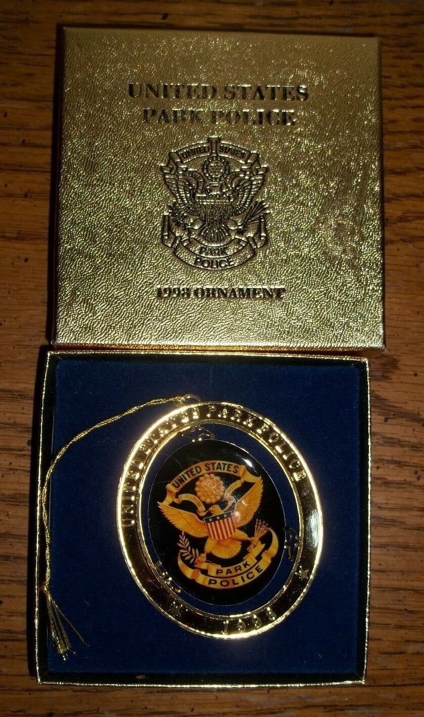 United States Park Police 1998 Christmas Ornament w/Box       !!!MUST SEE!!!