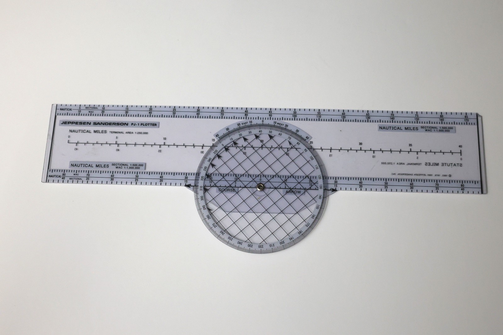 Jeppesen Sanderson Aviation Navigation Plotter PJ-1 Vintage - please see notes