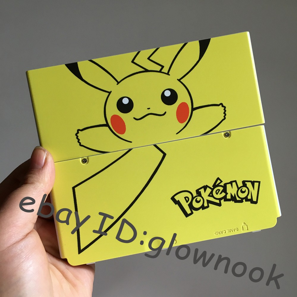 Pokémon Pikachu Nintendo NEW 3DS console parts Cover Replacement Shell Rare!Hot！