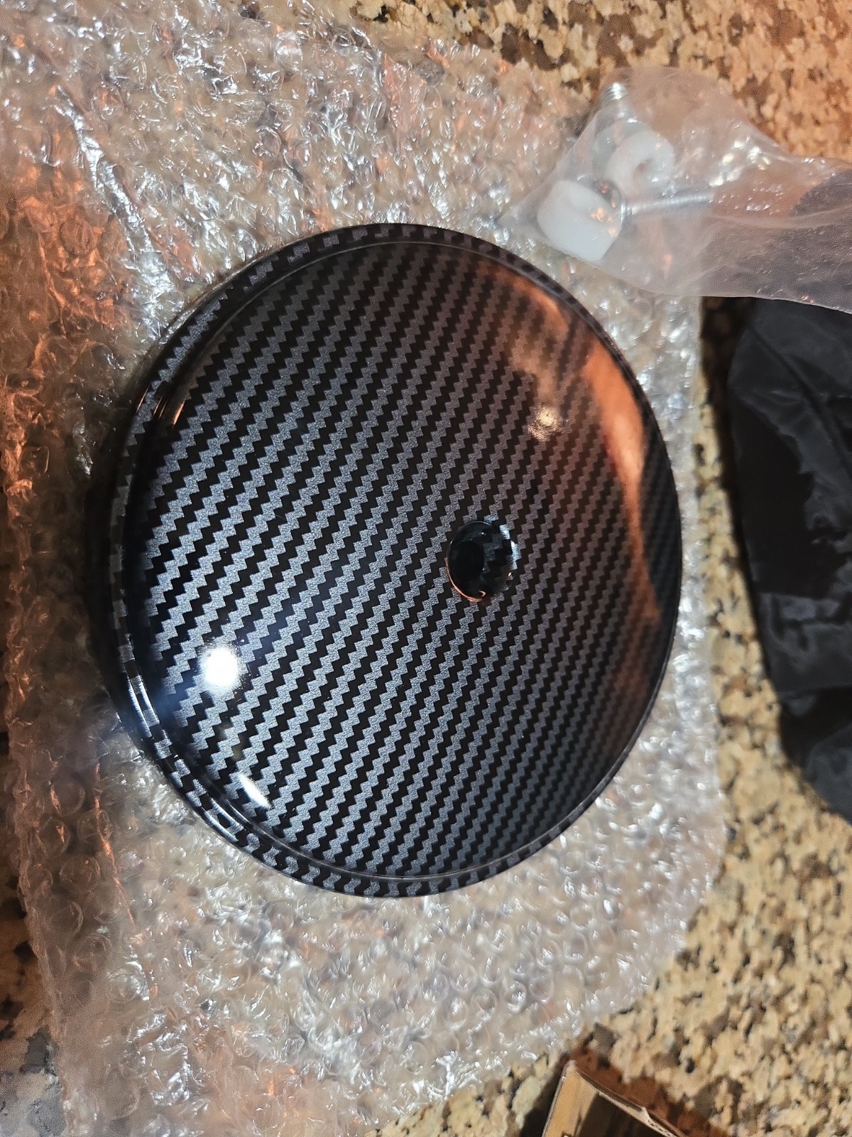 Harley Davidson Air Cleaner Cover Carbon Fiber Nice Open Box