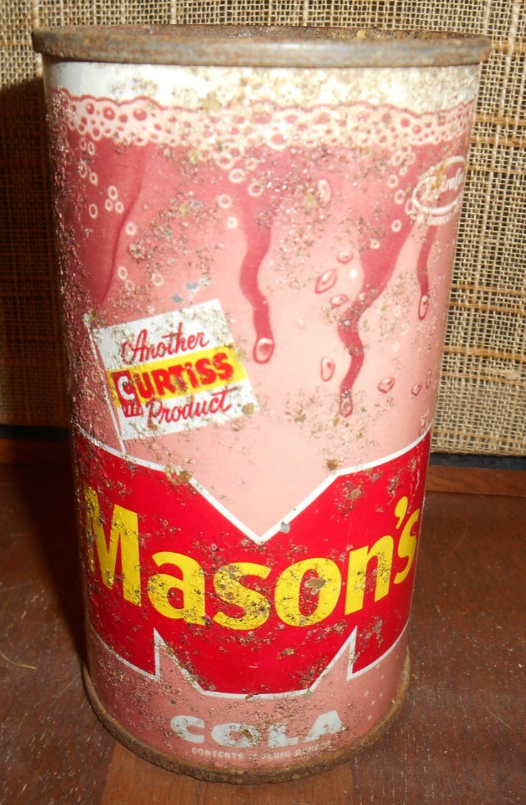 MASON'S Cola Flat Top VINTAGE CAN