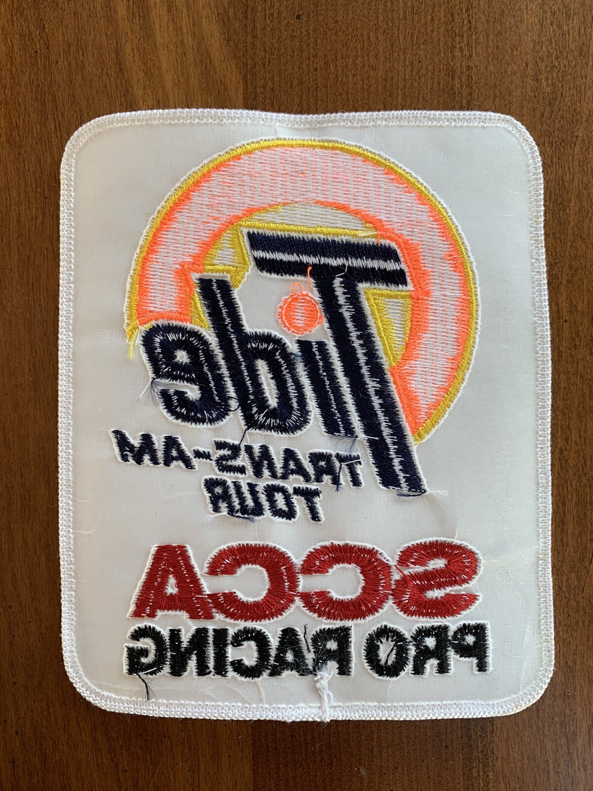 Vintage SCCA Patch Tide Trans-Am Tour Patch Racing Patch SCCA Pro Racing Patch