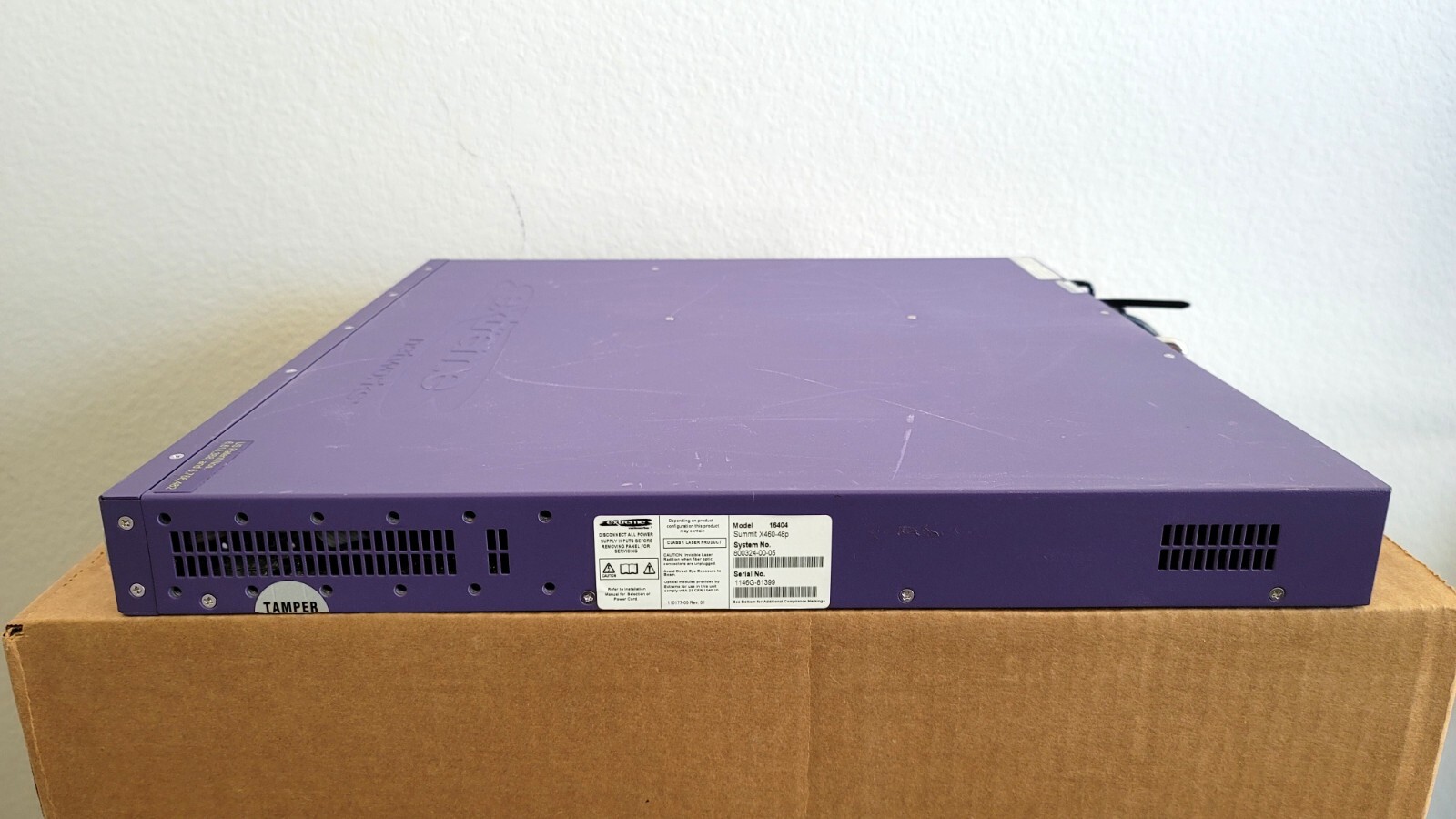 EXTREME NETWORK X460-48P Summit 16404 With SUMMITSTACK Single Power