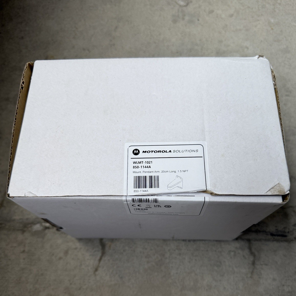 Motorola Solutions WLM-T1021 Wall Mount Arm Mount White 850-1144A