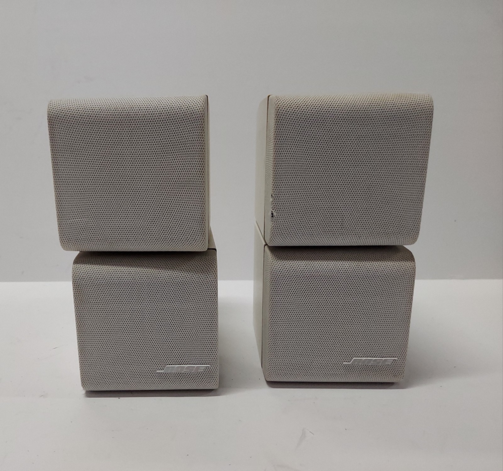 Double Cube Speaker for BOSE Lifestyle Acoustimass  Pair - White