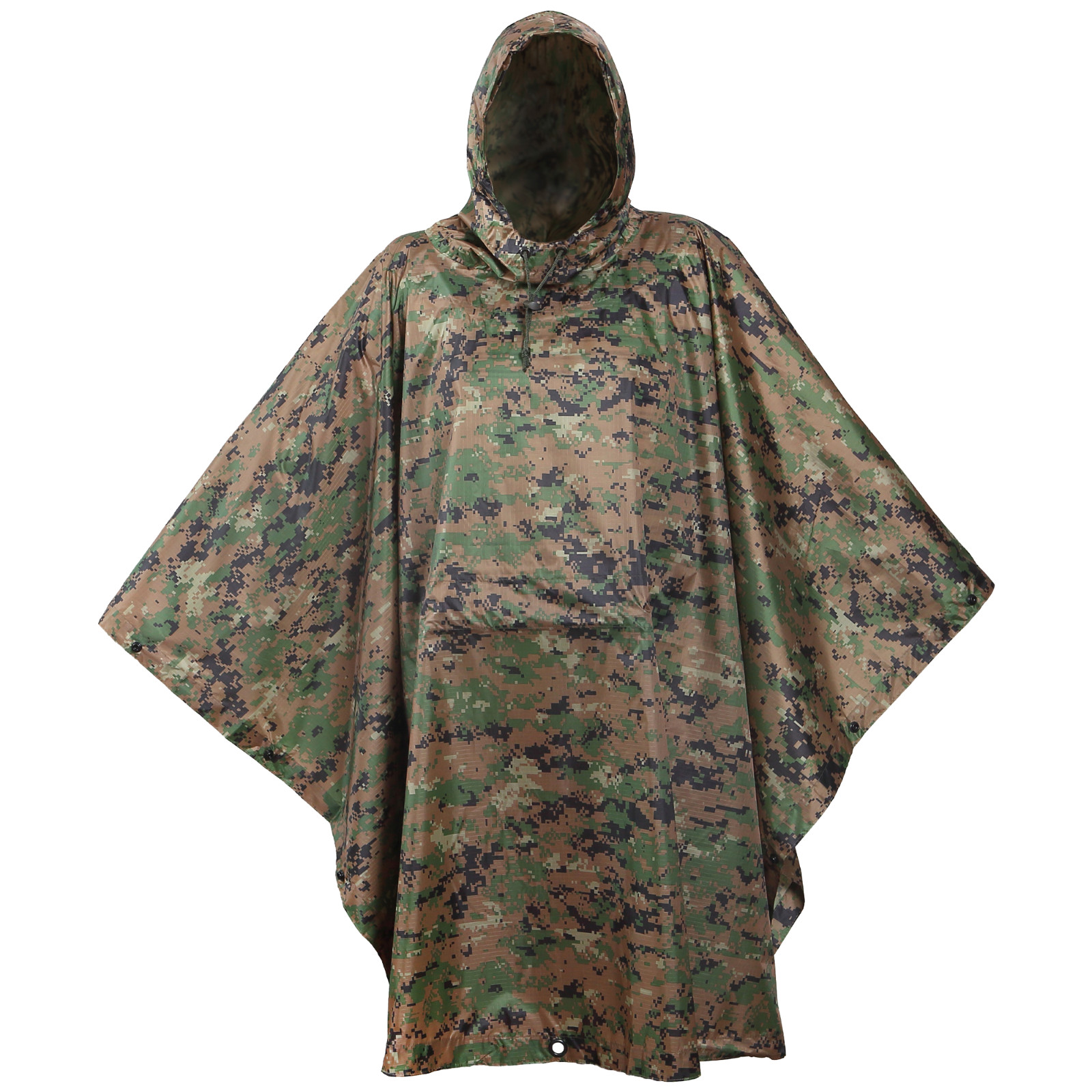 USGI Industries Military Style Multi Use Rip Stop (Marpat, Rain Poncho)