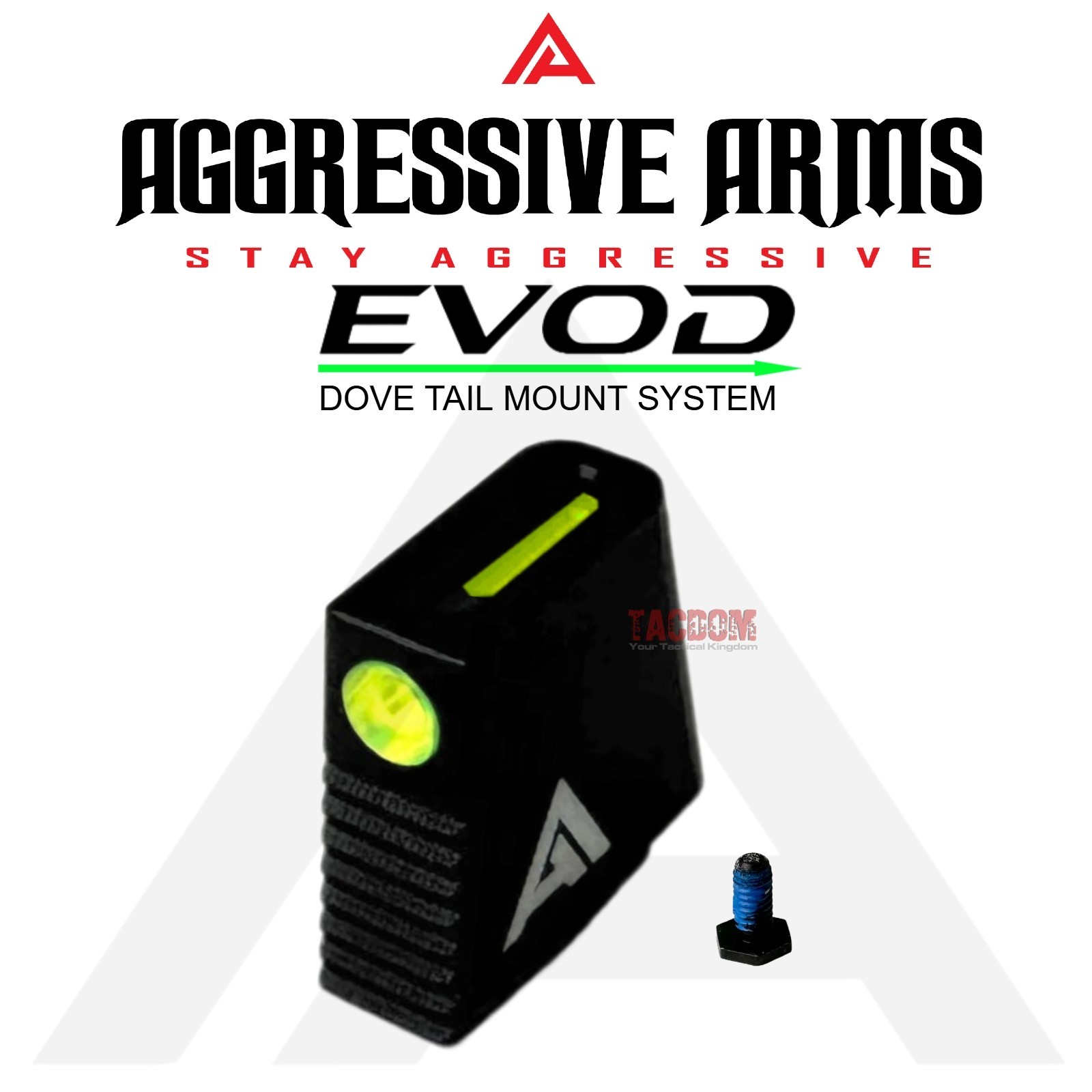 AGGRESSIVE ARMS EVOD DOVE MOUNT SYSTEM for GLOCK RMSc Slide Sight OPTICS Adapter
