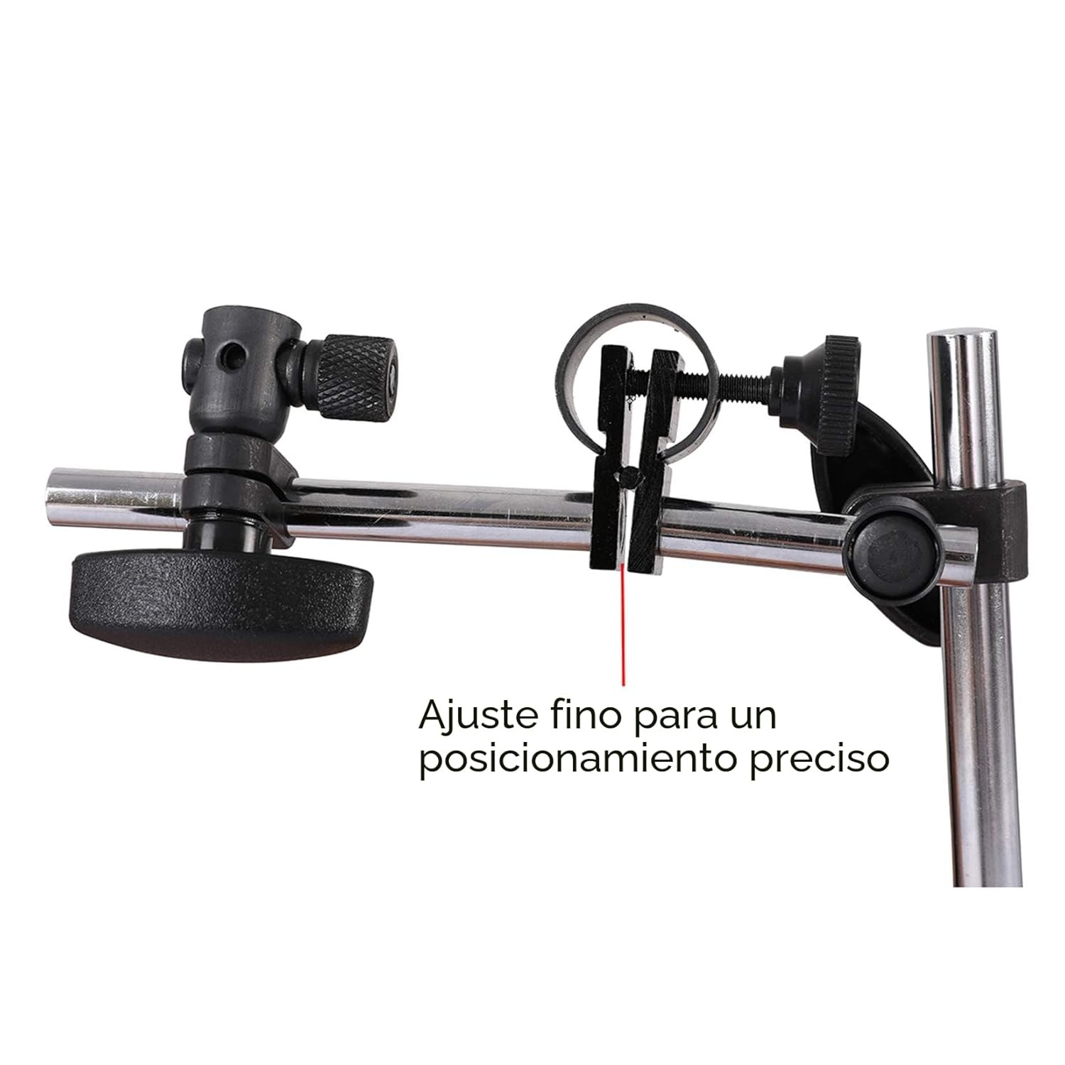 Dial Indicator with Magnetic Base Holder Fine Adjustable Long Arm 0-1" Profes...