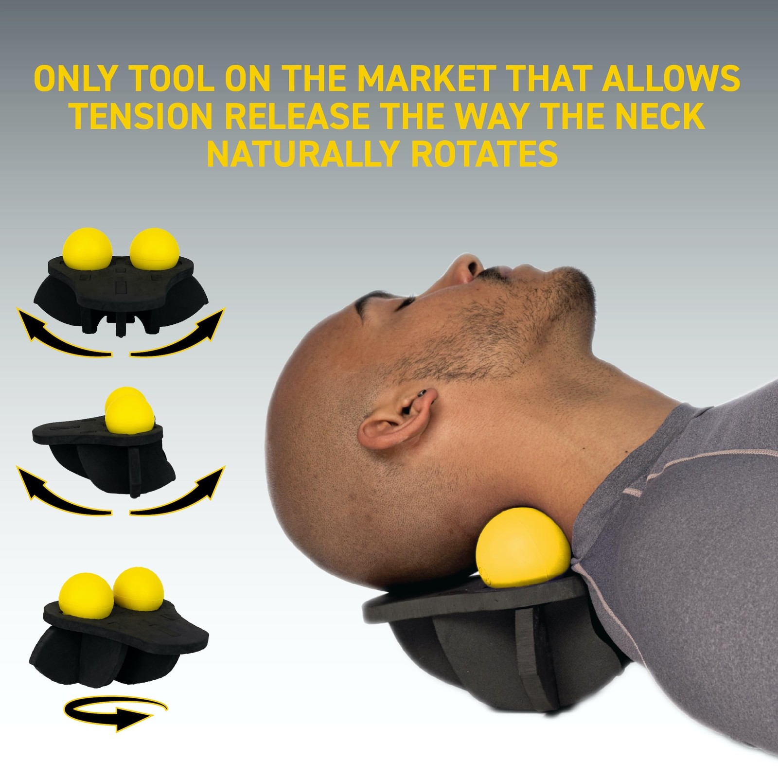 Rolflex KnotStop - The Neck Relief Tool for Knots and Trigger Points.