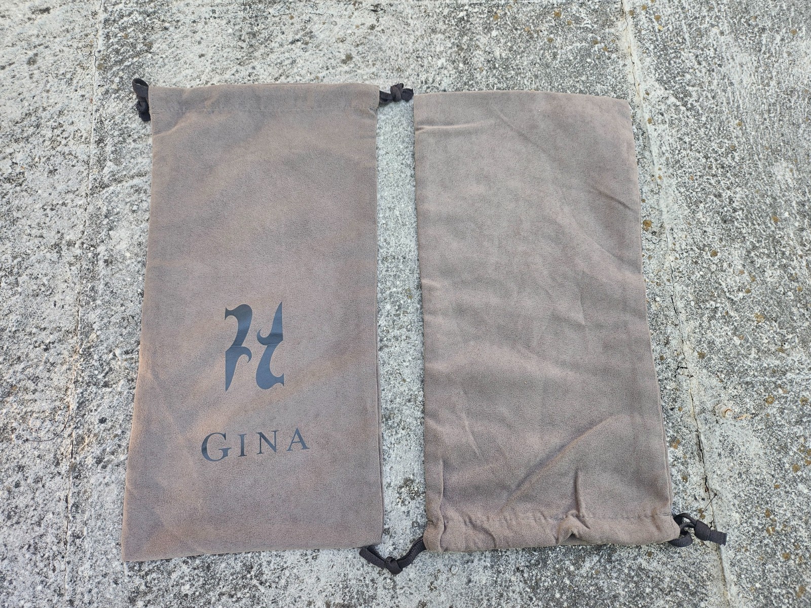 Gina Dust Bag Draw String Storage Bag Set of 2 Bags authentic