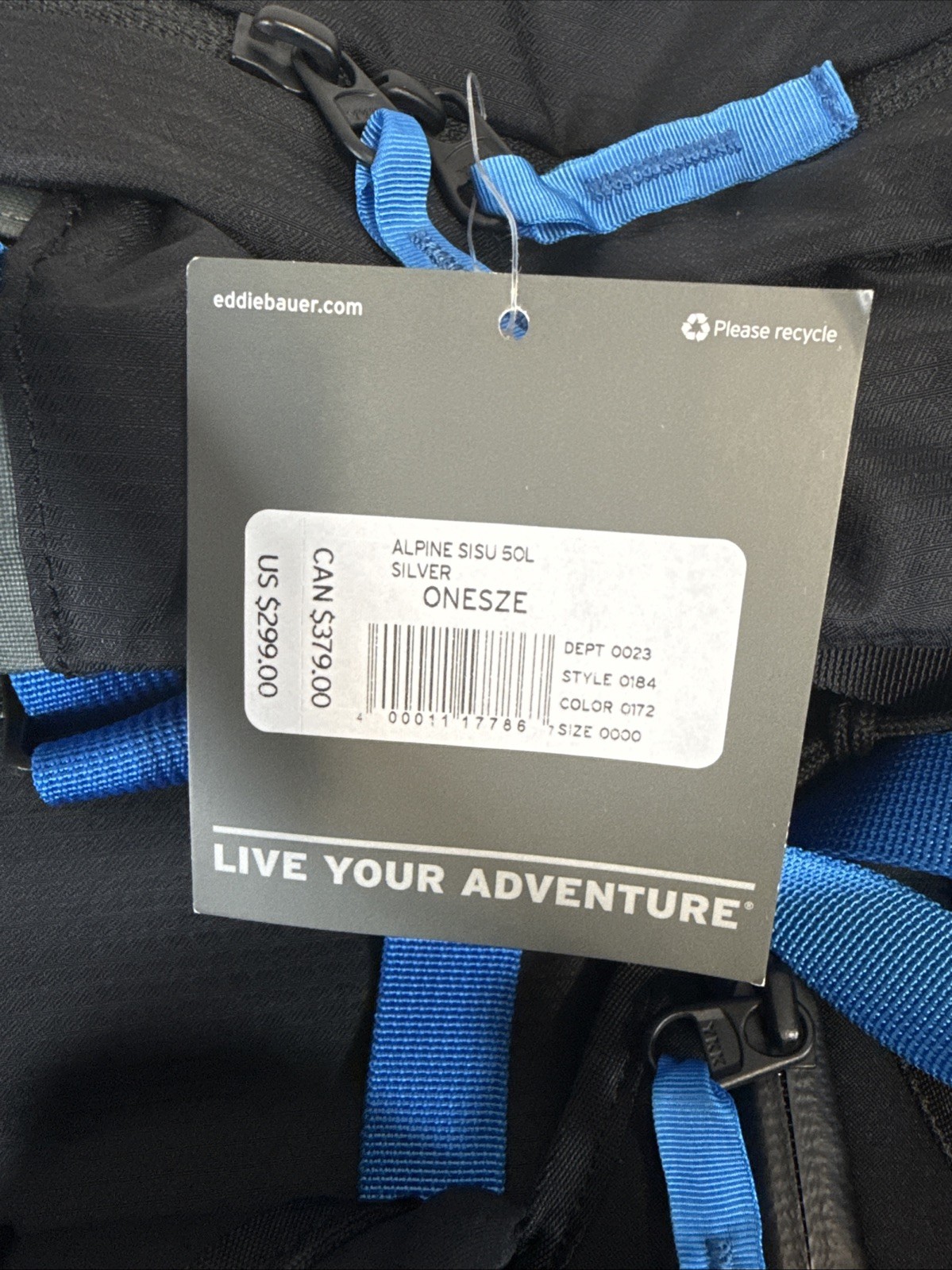 Eddie Bauer First Ascent Alpine Sisu 50L Backpack