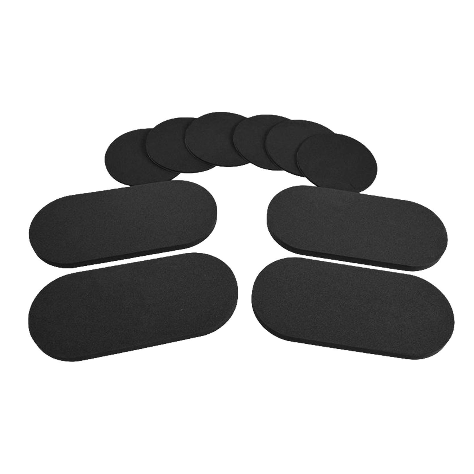 10x Bass Drum Patch Drumheads Protector for Musical Instrument Accessory