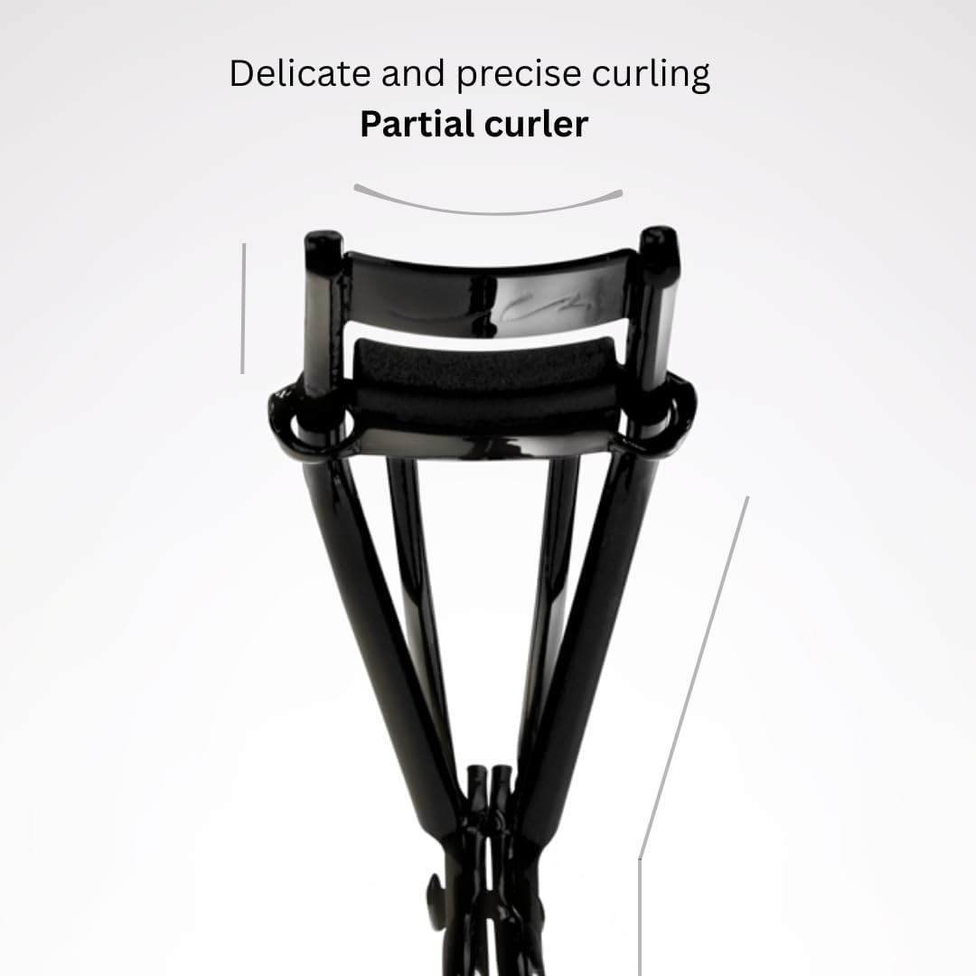 Okhee SO-OK Precision Lash Half Curler – Inner & Outer Corner Eyelash Curler for